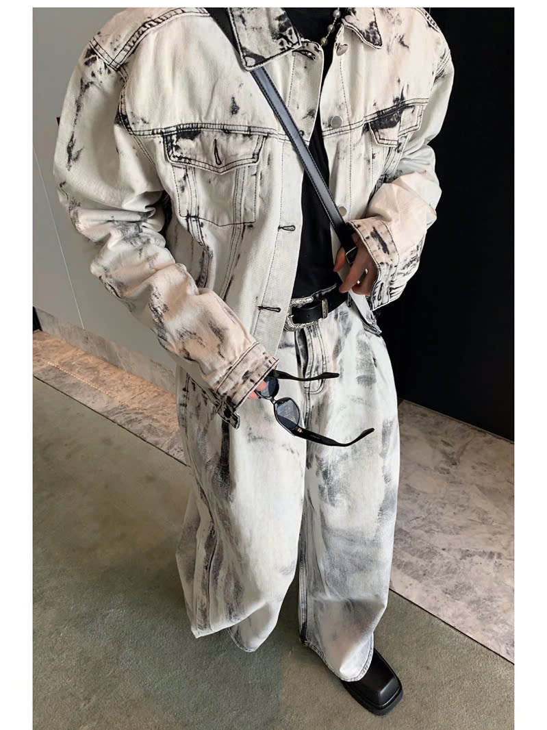 Set jean Denim Jacket