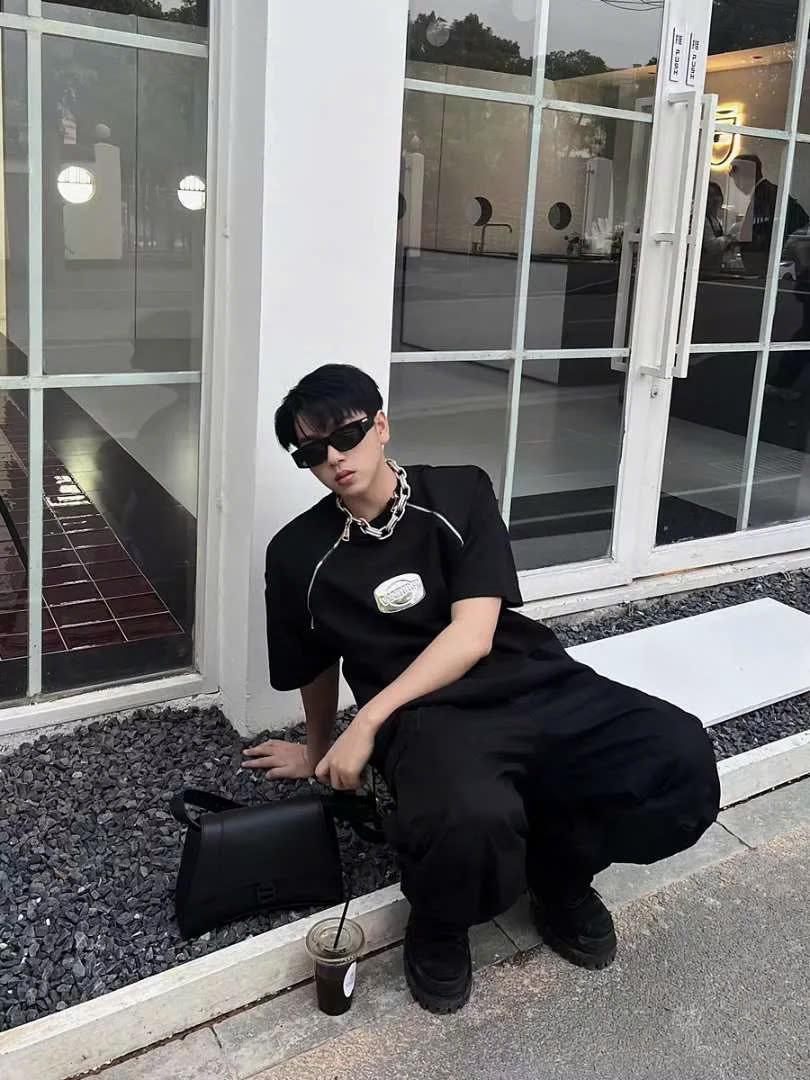 Áo Thun Khóa Kéo Zip Kim Loại - Ảnh 3