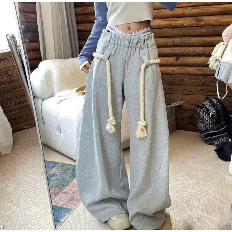 quần ống thụng chất nỉ