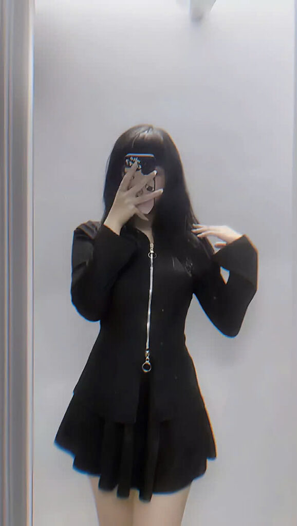Áo len dệt kim khóa kéo