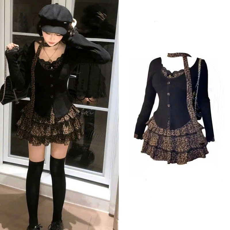 Set đồ viền da báo